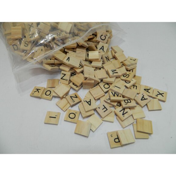 Bulk Bag Of Scrabble Tiles For Crafts & Games Unleash Your Inner Word Nerd - Picture 2 of 5